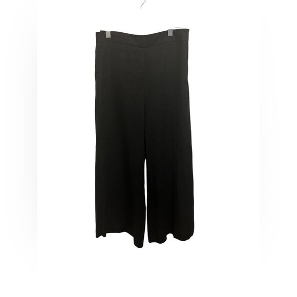 Mango Wide leg Linen Crop Pants size: M - Picture 8 of 11